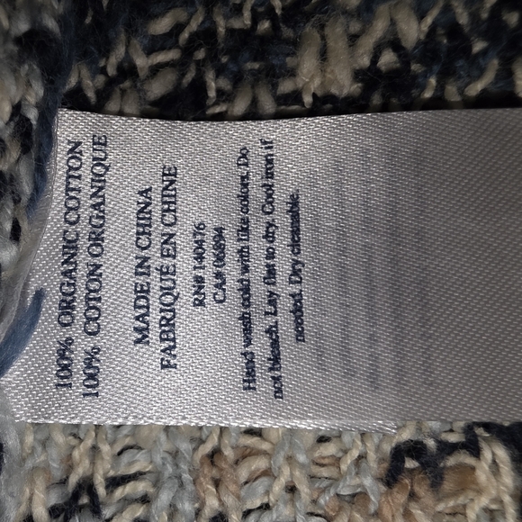 Faherty Yellowtail Paloma Duster Organic Cotton Cardigan Size Small - Picture 11 of 14